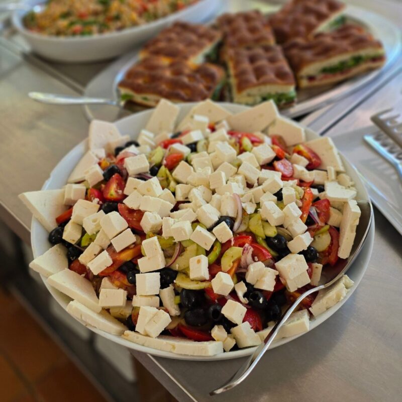 insalata greca piatto freddo per il pranzo